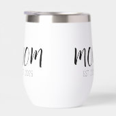 Mom Established New Mom Gift Insulated Tumbler (Rechts)