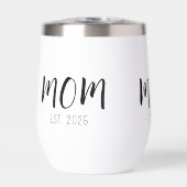 Mom Established New Mom Gift Insulated Tumbler (Voorkant)
