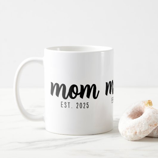 Mom Established New Mom Gift Koffiemok (Met donut)