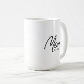 Mom Established New Mom Gift  Koffiemok (Voorkant rechts)