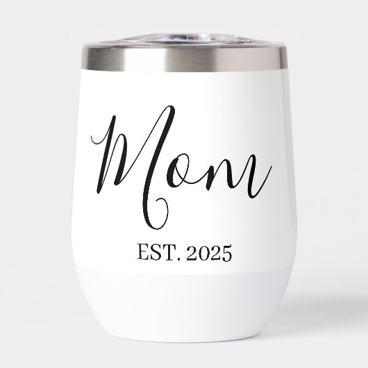 Mom Established New Mom Gift Minimalist (Voorkant)