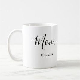 Mom Established New Mom Gift Minimalist Koffiemok