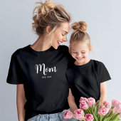Mom Established New Mom Gift T-shirt