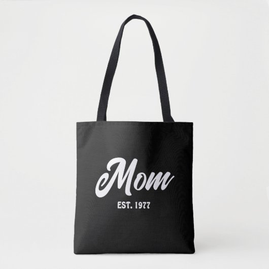 Mom Established New Mom Gift Tote Bag (Voorkant)