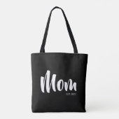 Mom Established New Mom Gift Tote Bag (Achterkant)