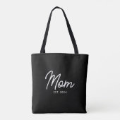 Mom Established New Mom Gift Tote Bag (Achterkant)