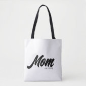 Mom Established New Mom Gift Tote Bag (Voorkant)
