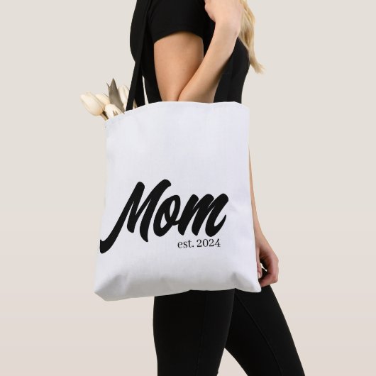 Mom Established New Mom Gift Tote Bag (Dichtbij)
