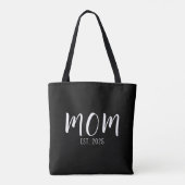 Mom Established New Mom Gift Tote Bag (Achterkant)