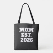Mom Established New Mom Gift Tote Bag (Achterkant)