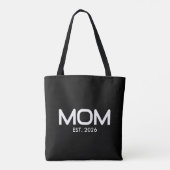Mom Established New Mom Gift  Tote Bag (Achterkant)