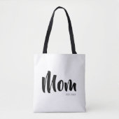 Mom Established New Mom Gift Tote Bag (Voorkant)