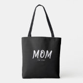 Mom Established New Mom Gift Tote Bag (Achterkant)