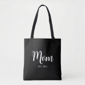 Mom Established New Mom Gift Tote Bag (Voorkant)