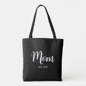 Mom Established New Mom Gift Tote Bag (Achterkant)