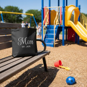 Mom Established New Mom Gift Tote Bag