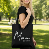 Mom Established New Mom Gift Tote Bag