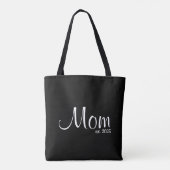 Mom Established New Mom Gift Tote Bag (Achterkant)