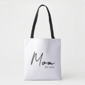 Mom Established New Mom Gift Tote Bag (Voorkant)