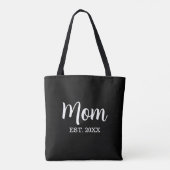 Mom Established New Mom Gift Tote Bag (Achterkant)