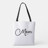 Mom Established New Mom Gift Tote Bag (Achterkant)