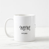 Mom Established New Mom Gift Two-Toned Coffee Mug Koffiemok (Links)