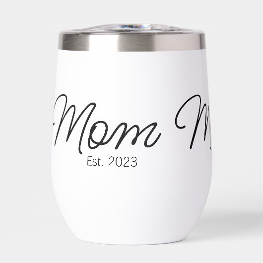 Mom Established New Mom Script Font Gift (Voorkant)