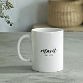 Mom Established New Mom Script Gift Koffiemok