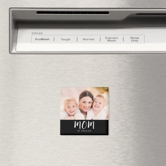 Mom Established Photo Gift Magneet (Insitu (Vaatwasser))