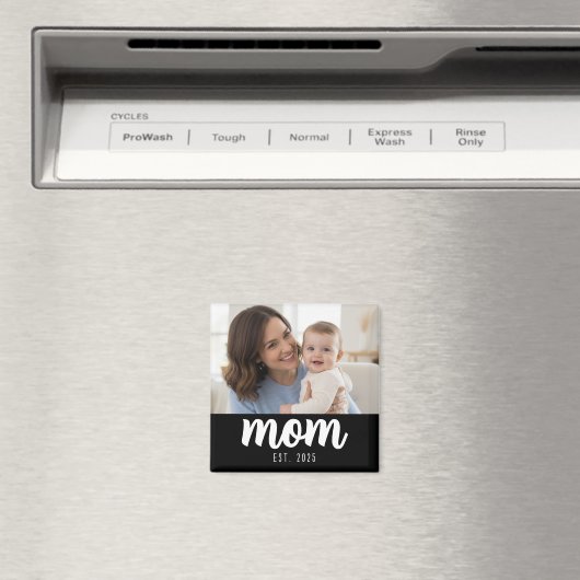 Mom Established Photo Gift  Magneet (Insitu (Vaatwasser))