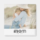 Mom Established Photo Gift Magneet (Voorkant)