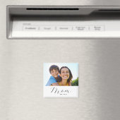 Mom Established Photo Gift Magnet (Insitu (Vaatwasser))