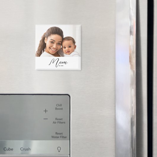 Mom Established Photo Gift Magnet (Insitu (Koelkast))