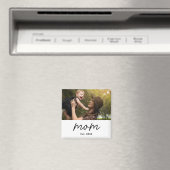 Mom Established Photo Gift Magnet (Insitu (Vaatwasser))