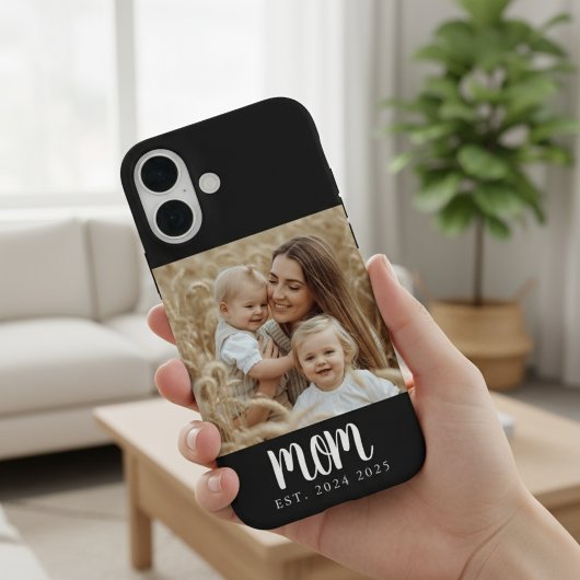Mom Established Photo Gift Magnet Case-Mate iPhone Case