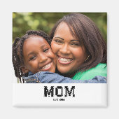 Mom Established Photo Modern Unique Gift  Magneet (Voorkant)