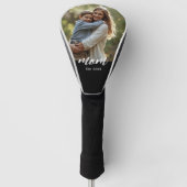 Mom Established Photo Mother's Day Golfheadcover (Voorkant)