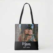 Mom Established Photo Mother's Day  Tote Bag (Voorkant)