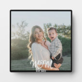 Mom Established, Photo, Script, Photo Plaque Fotoplaat (Voorkant)