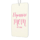 Mom Established Pink Script Name Luchtverfrisser (Links)