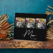Mom Established Script 3 Photo Black Fotoplaat (Zijkant)