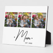 Mom Established Script 3 Photo White Fotoplaat (Zijkant)