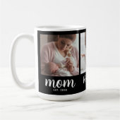 Mom Established Script Black 3 Photo Coffe Coffee Koffiemok (Links)