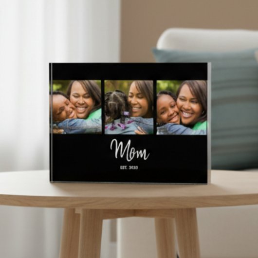 Mom Established Script Black 3 Photo  Fotoplaat