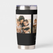 Mom Established Script Black 3 Photo Geïsoleerde Drinkbeker (Voorkant)