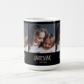 Mom Established Script Black 3 Photo Koffiemok (Center)