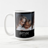 Mom Established Script Black 3 Photo Koffiemok (Links)