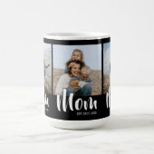 Mom Established Script Black 3 Photo Koffiemok (Center)