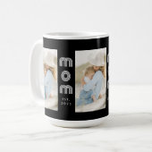 Mom Established Script Black 3 Photo  Koffiemok (Voorkant links)