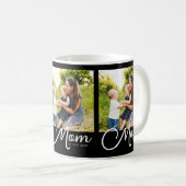 Mom Established Script Black 3 Photo  Koffiemok (Voorkant rechts)